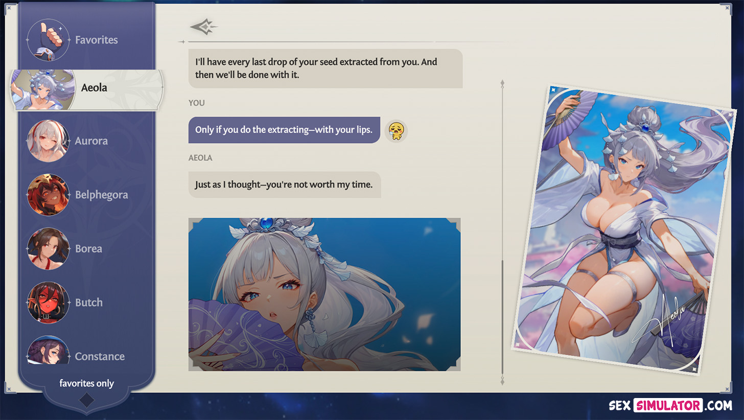 Simulateur de rencontre dans le jeu Everlusting Life